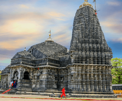 Jyotirlinga shrine at Trimbakeshwar Temple