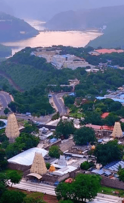 Srisailam hills at Mallikarjuna Swamy Temple